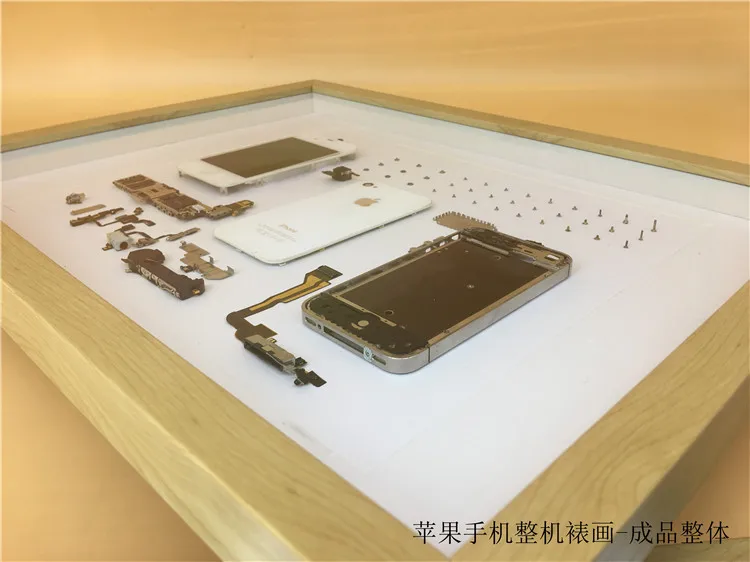 

Hand Made Framed Mirrors Mobile Phone Split Mounting wall paintings Finished Product interior decoration for home