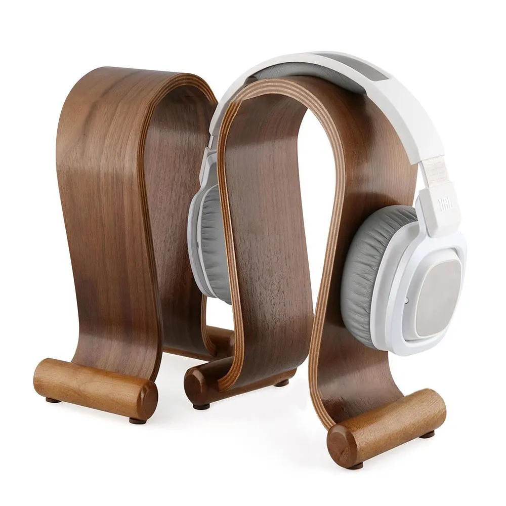 Универсальный u-образный деревянный наушник подставка для наушников вешалка