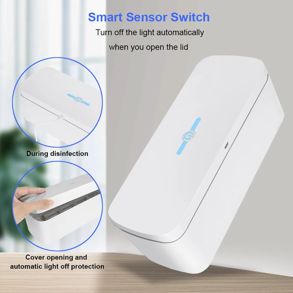 Коробка для хранения УФ-дезинфекции вибратор фаллоимитатор Стерилизация и