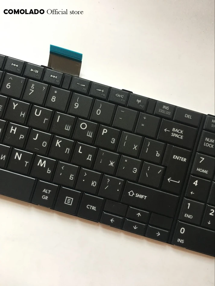 Русская клавиатура для Toshiba Satellite C75D L70 L75 S50 S55 C70 A C70D C75 черная ноутбука|Клавиатуры