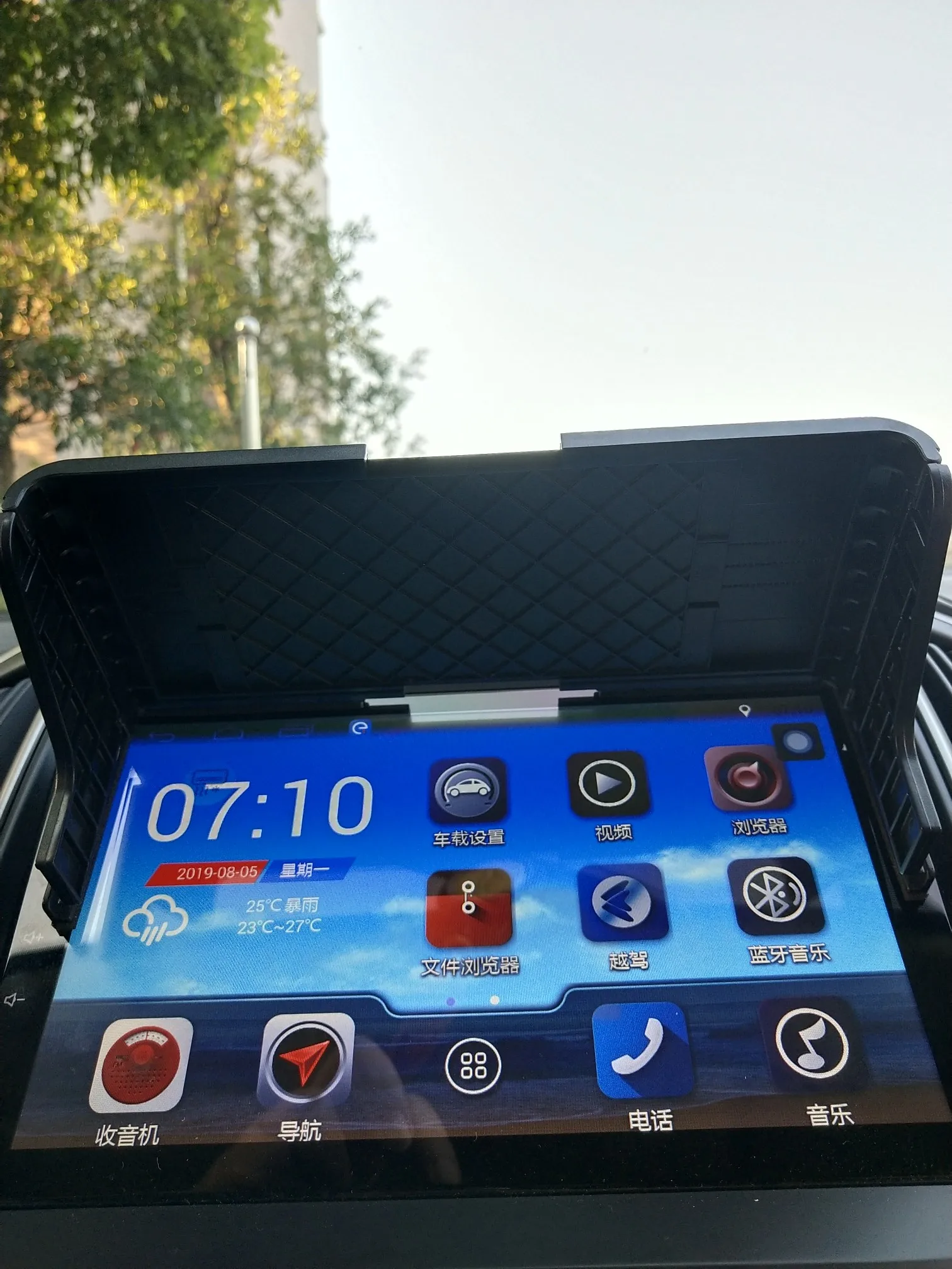 Upgrade высокое качество автомобильный навигационный солнцезащитный козырек gps дисплей солнцезащитный экран антибликовый самоклеящийся Универсальный