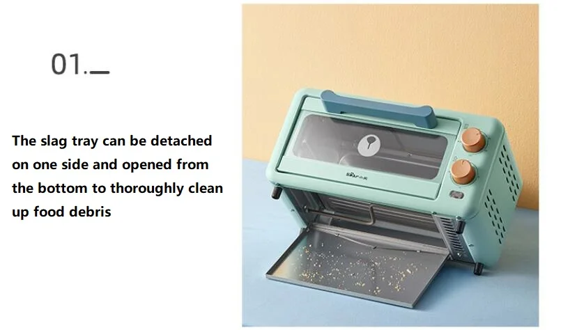 

220V 11L Household Electric Oven Automatic 2 Layers Bread Pizza Cake Chicken Baking Toaster Machine With Timer