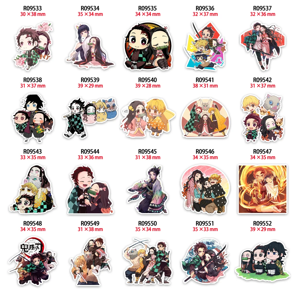 

Flatback Planar Resin Kimetsu No Yaiba Character Printed Kamado Tanjirou Kamado Nezuko for Crafts DIY Haribow Accessory