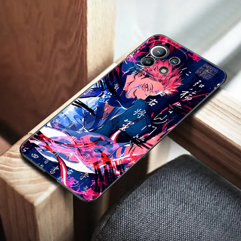 anime sukuna jujutsu kaisen phone case for xiaomi mi redmi poco x3 nfc gt f3 m3 10t 11t 7 7a k20 k40 pro 11i a2 11 lite civi free global shipping