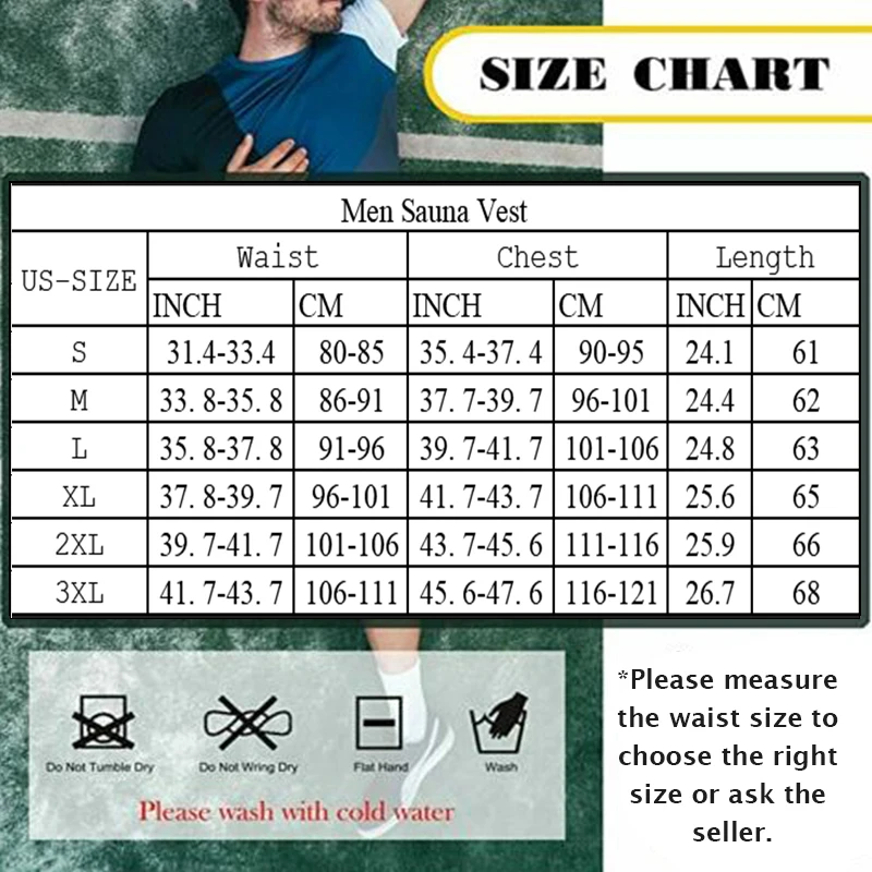 Men Neoprene Zipper Waist Trainer Vest Tank Top Abdomen Trimmer Slimming Body Shaper Corset with Two Belt Sweat Sauna Shapewear