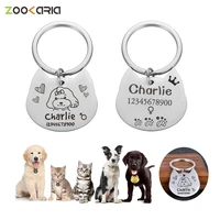 personalized laser engraving dogs medallion metal cartoon pet id tag customized collar for small dog diy tags puppy cat address