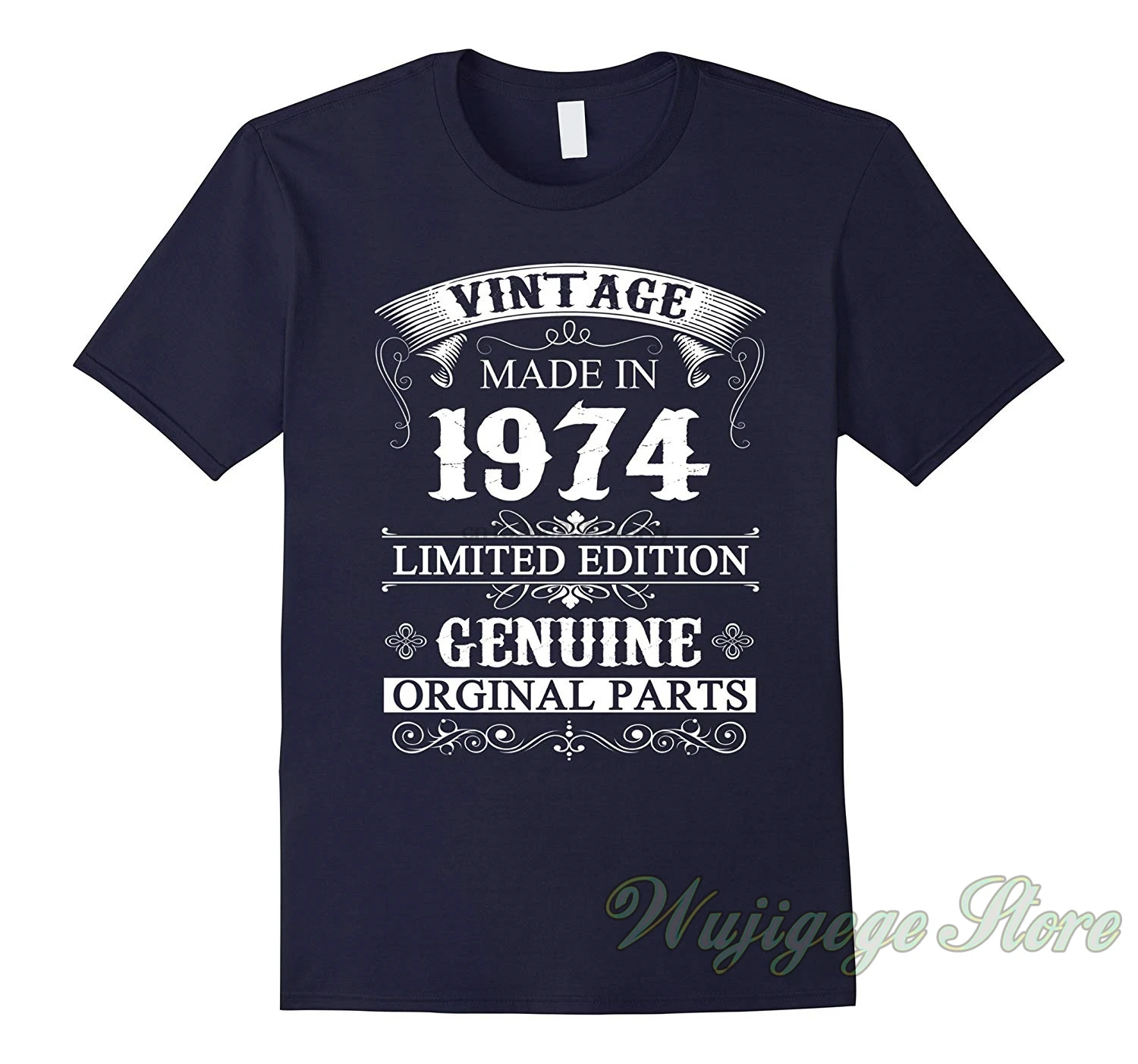 

Summer funny print Made In 1974 43 Years Old Shirt 43rd Birthday Gift Ideas t shirt men women tops tee 100% cotton tshirts