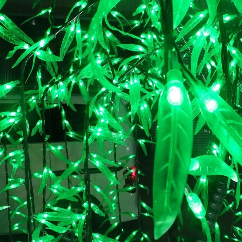 LED Artificial Willow Weeping Tree Light Outdoor Use 945pcs LEDs 1.8m/6ft Height Rainproof Christmas Decoration |