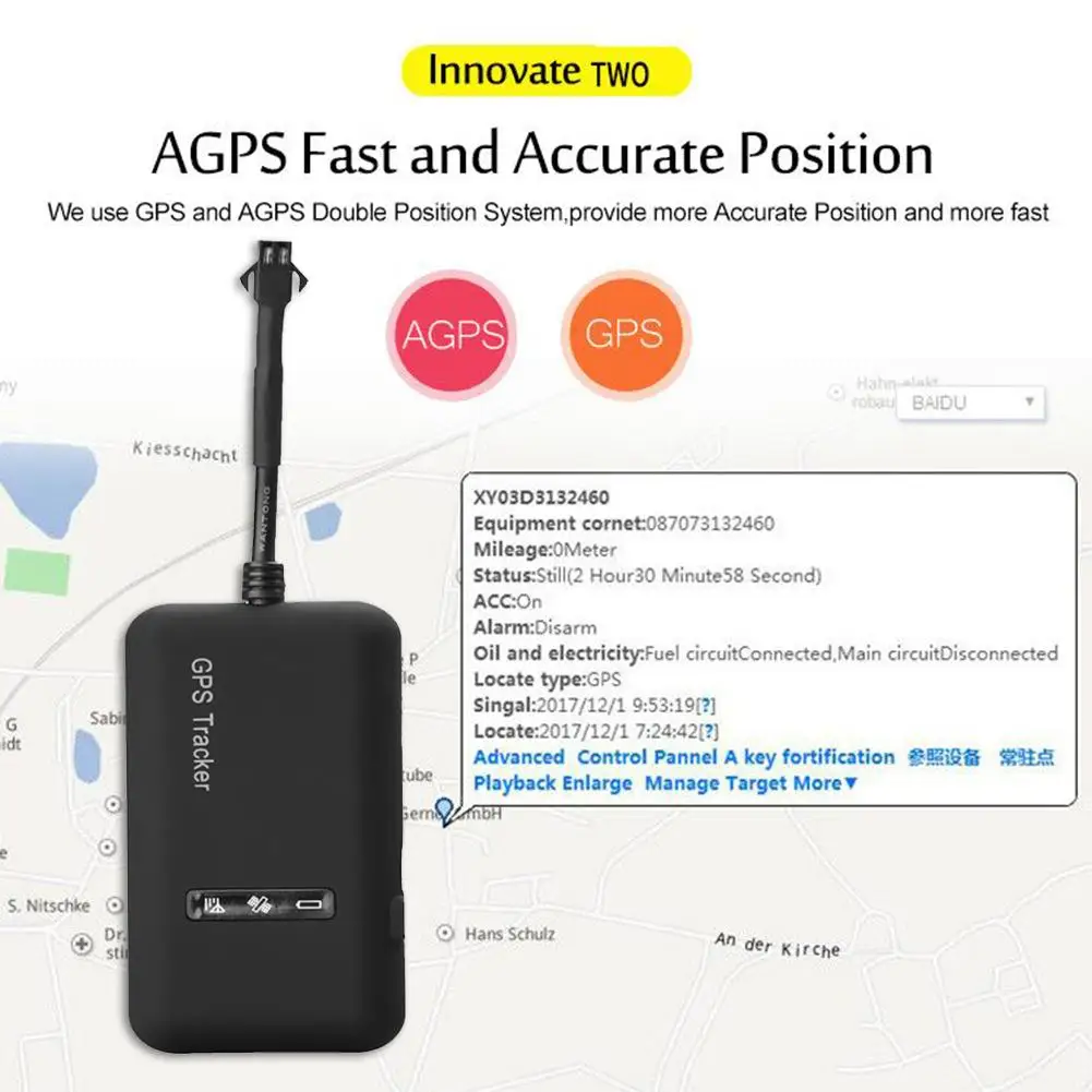 Автомобильный GPS трекер GSM GPRS SMS устройство слежения за транспортным средством