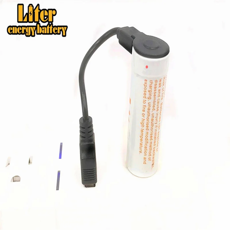 Перезаряжаемый литий-ионный аккумулятор 18500 3 7 V 1800mah