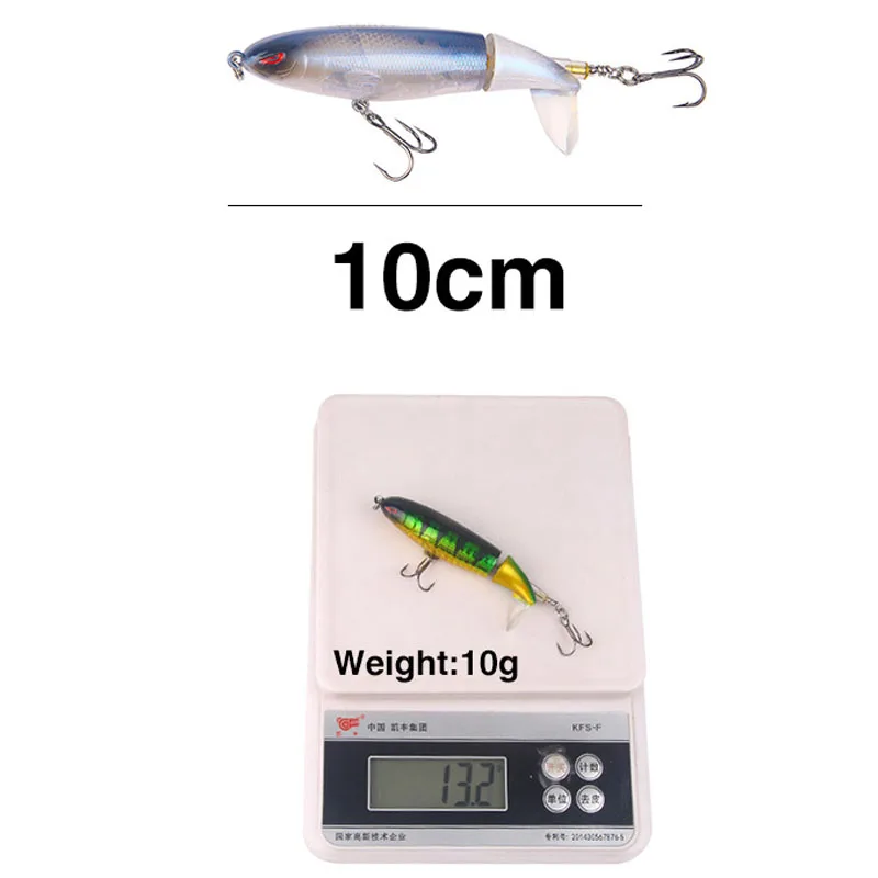 GoByGo 1 шт. 13G/10 см с пропеллером Topwater рыболовная приманка искусственная Жесткий