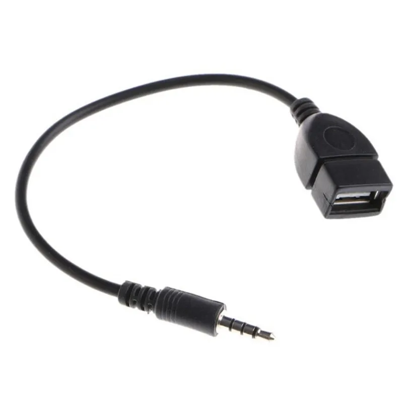 3 5 мм штекер AUX аудио разъем USB 2 0 Женский конвертер кабель Шнур для автомобиля