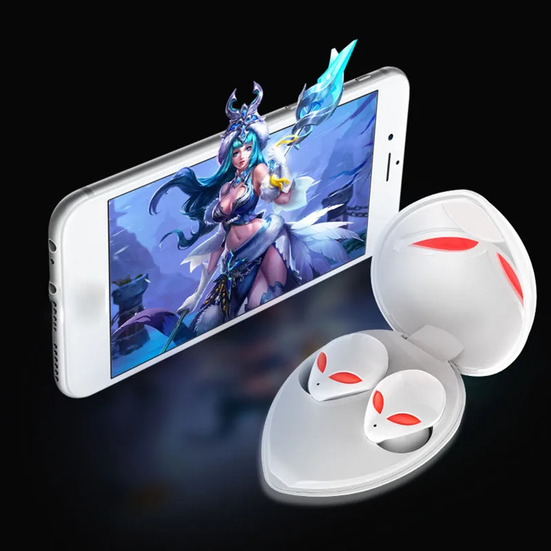 

Fashion Creative Alien Bluetooth Headset Binaural TWS Wireless Charging Bluetooth Earplugs Enthusiast Waterproof Gaming Headset