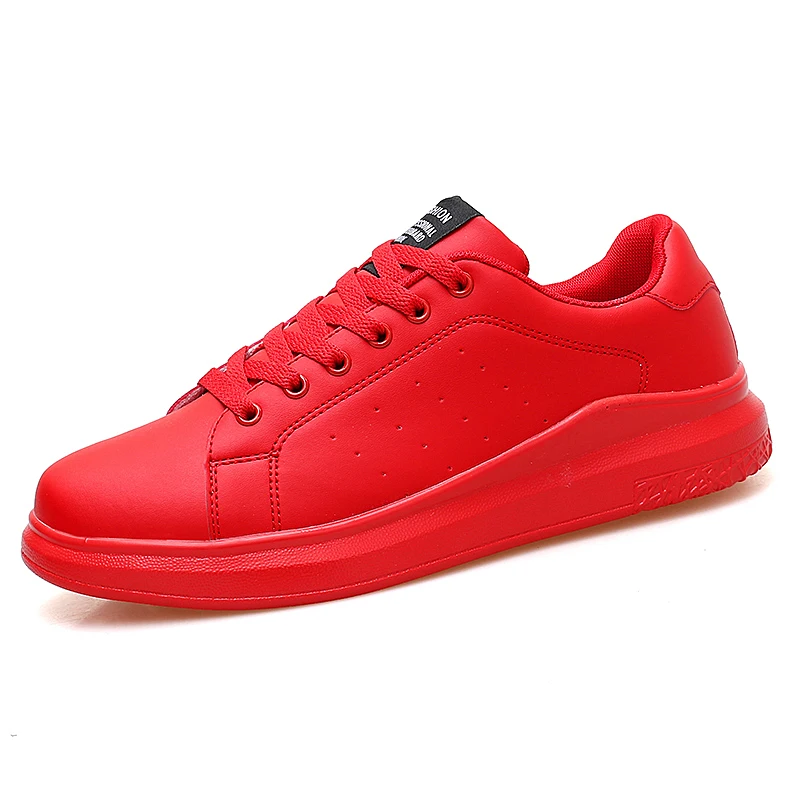 

2021 New Women Vulcanized Shoes Sneakers Couple Lace-up Red Basket Shoes Breathable Walking Sewing Woman White Casual Flat