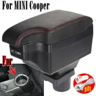 Подлокотник для автомобиля MINI Cooper, с разъемом USB, для Countryman R60, R53, R56, R57, R58, модифицированные детали