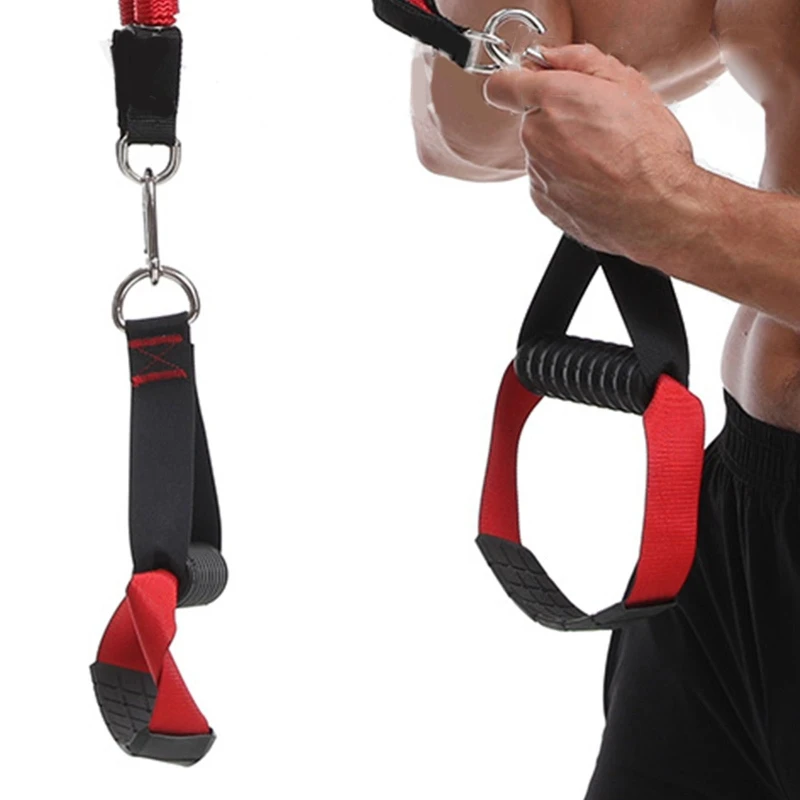 

Dual-purpose Resistance Fitness Rally Handle Durable Non-slip Band Gym Handles
