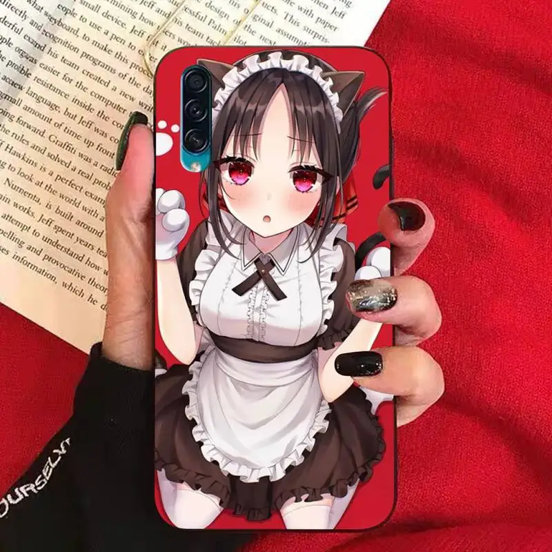 TOPLBPCS kaguya sama love is war черный чехол для сотового телефона Samsung A30s 51 71 10 70 20 40 20s 31 10s A7 A8