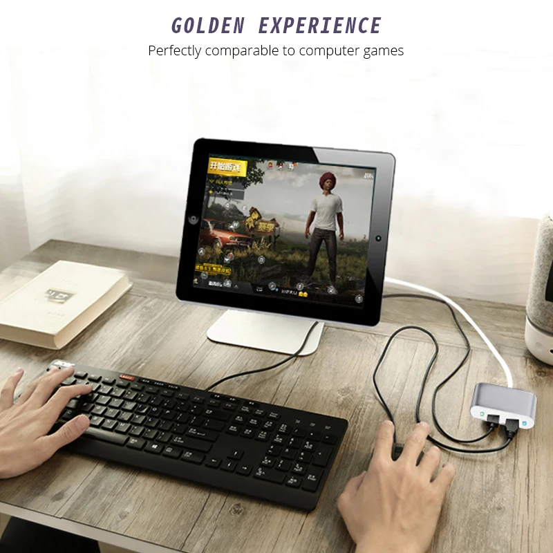 Лидер продаж Bluetooth клавиатура мышь конвертер подставка ПК адаптер PUBG мобильный