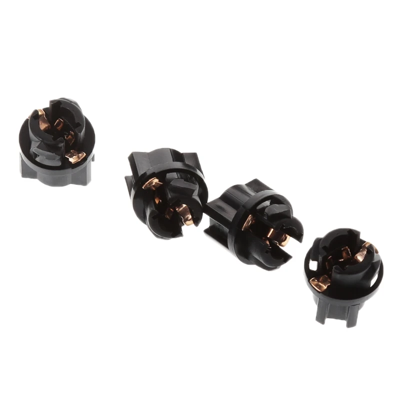 

2021 New 10Pcs Lamp Auto Bulb Automotive Lightbulb 12V 1.2W T5 halogen bulbs T5 sockets