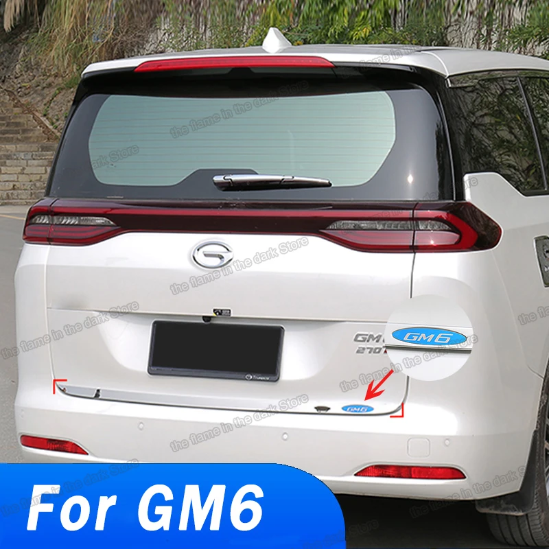 Lsrtw2017 украшение для задней двери автомобиля декор задней двери для Trumpchi Gac Gm6 M6 2019 2020 2021 M6 аксессуары автостайлинг