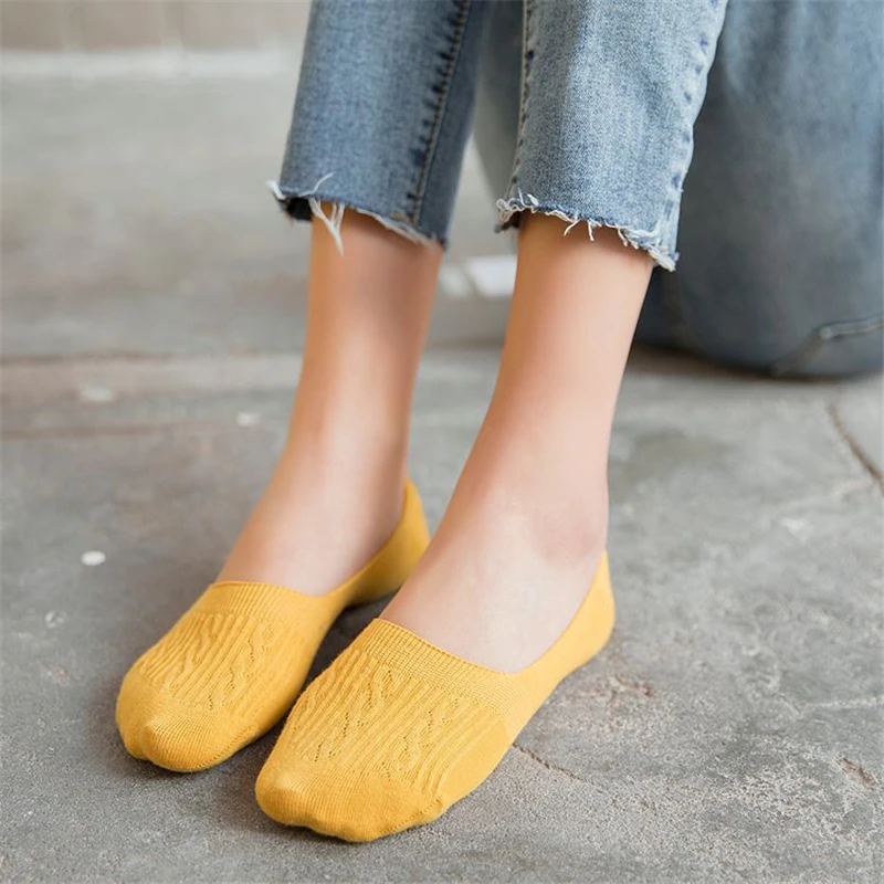 Носки-невидимки женские хлопковые низкие 1 пара | Женская одежда