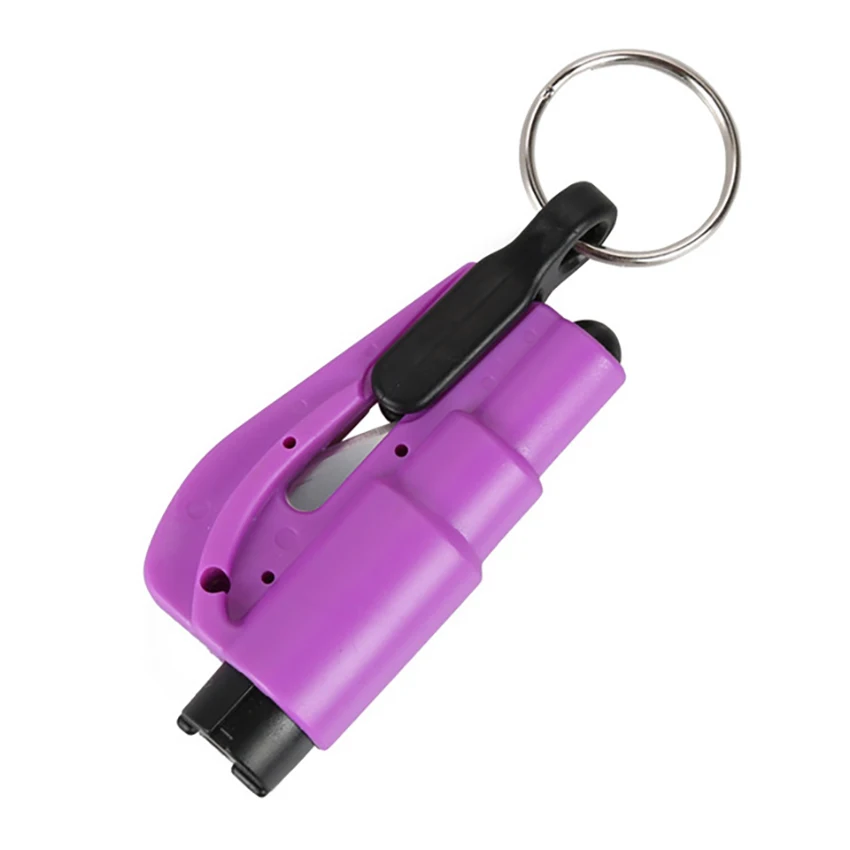 Multi-propósito Tipo de resorte martillo de seguridad de coche Mini herramientas de mano de interruptor de la ventana el martillo de Escape al aire libre de emergencia de la herramienta de rescate