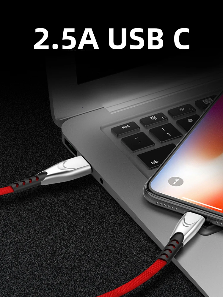 Кабель USB Type-C FIXBULL для Samsung S8 S9 быстрая зарядка А кабель Micro C iPhone 11 X Xr Xs Huawei P30