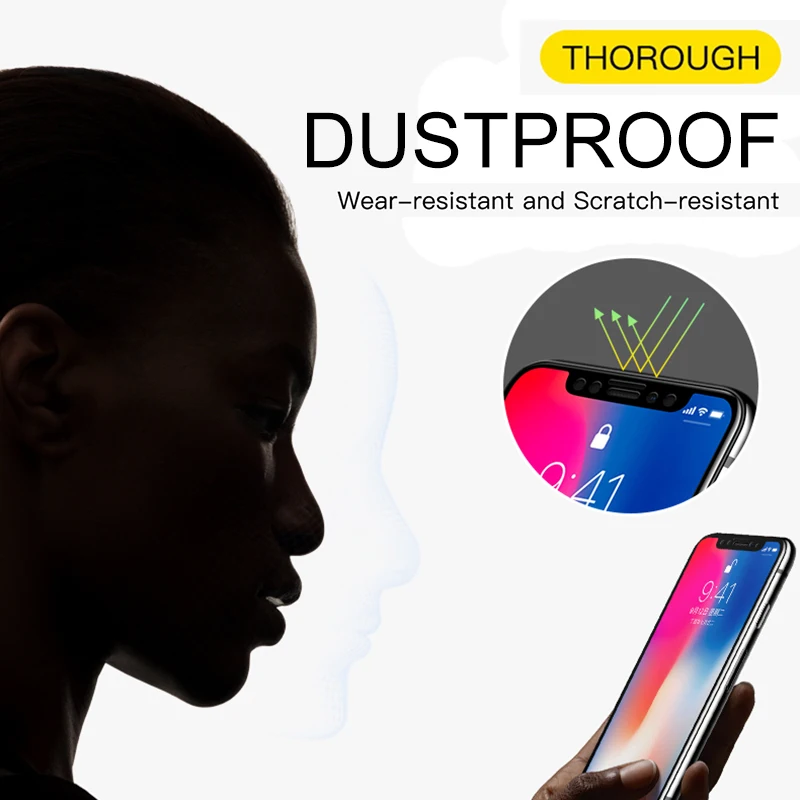 Матовое закаленное стекло с защитой от синего света для iPhone 12 Mini 11 Pro Max Защита