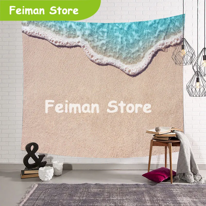 Индийский Печатный МАНДАЛА ГОБЕЛЕН Настенный декор богемное море печатных