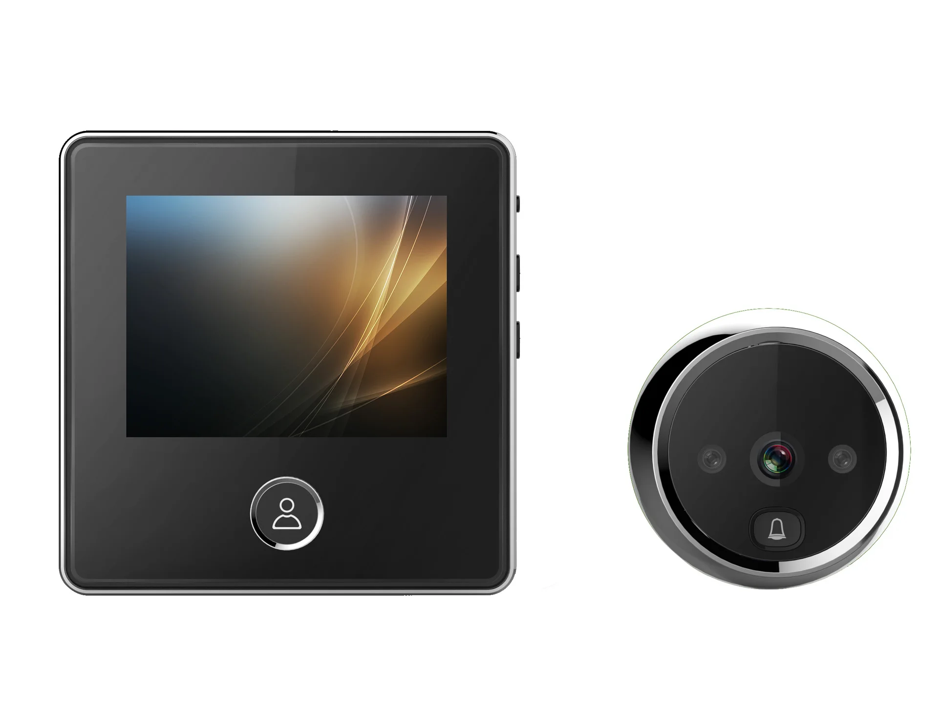 

3,0 Дюймовый TFT HD ЖК-дисплей Дверной звонок для дома умное цифровое зеркало с защитой от кражи дверное цифровое зеркало новый стиль