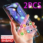 2 шт., Защитное стекло для экрана Meizu 15 Plus 16X M15 MX5 MX6 Pro 5 6 7 Plus Note 9