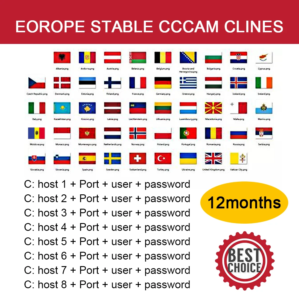 

Full HD 1/2/3 Years Europe Cline/Spain stable in Portugal 3/8 Lines Oscam Cline Spanish is compatible with speaker satellite TV