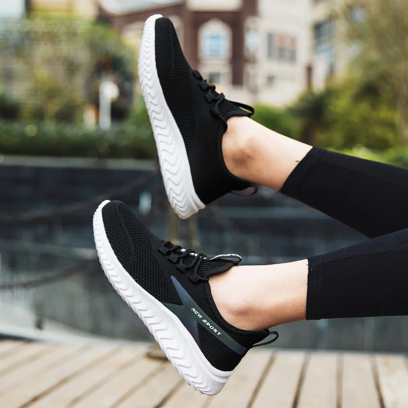 

Unisex Sneakers Casual Tennis Shoes Pink Women Round Toe Lace Up Running Sports Shoes Men Rubber Sole Flat Sneaker