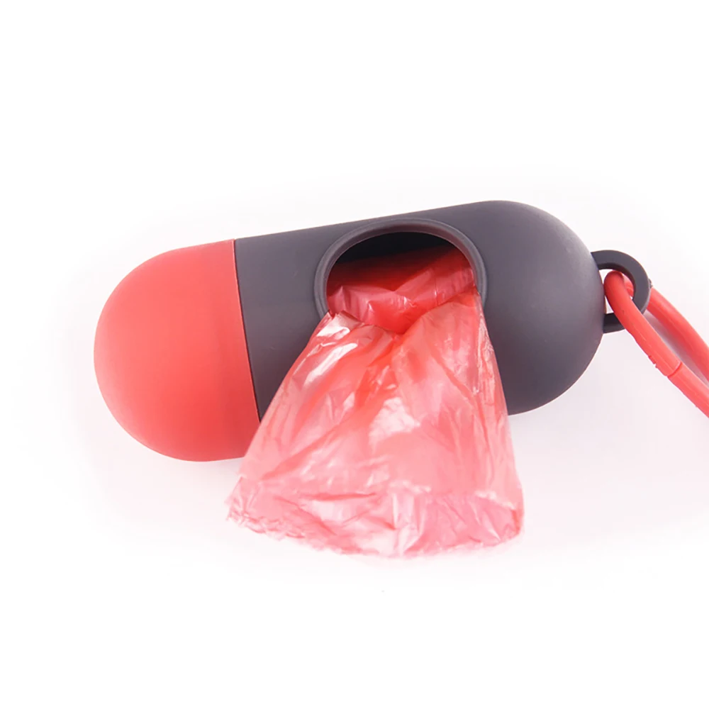 

1Pcs Bullet Shape Dog Garbage Box 1Pcs Pet Garbage Bag Dispenser Waste DispPoop Bags Set Pets Accessories for Cleaning Supplies