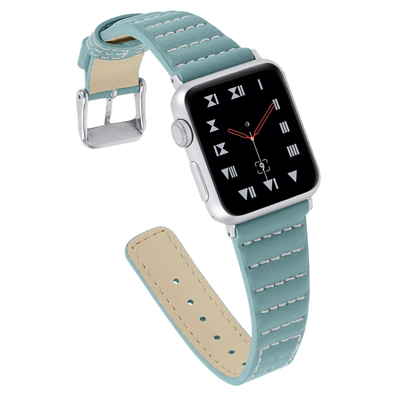 Ремешок для Apple Watch Band 42 мм 38 кожаный браслет apple watch SE Series 6 44 40 мм|Ремешки часов| |
