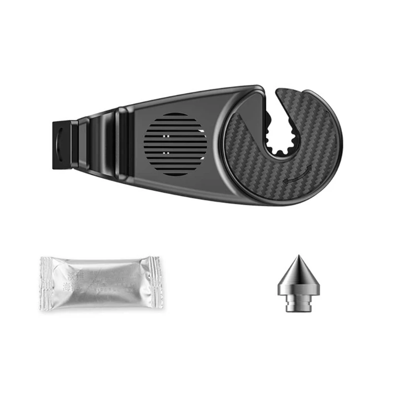 

Универсальные крючки на подголовник сиденья автомобиля для сумок, сумок, бутылок с водой, молоток безопасности 4-в-1, автомобильный Органайз...