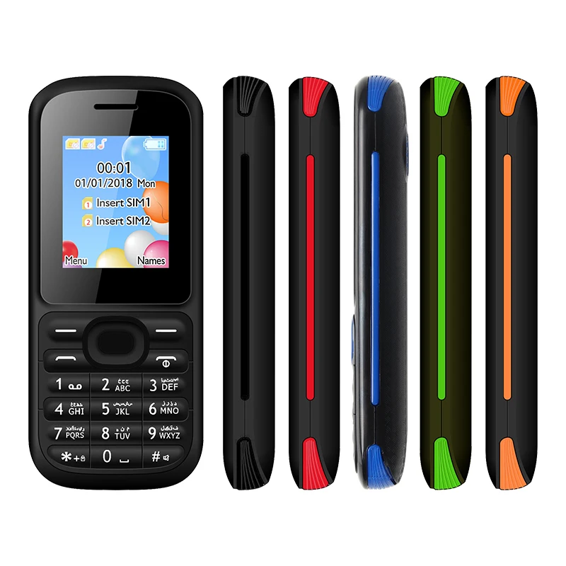 UNIWA ECON K9, 1,77 дюймов, мобильный телефон, две sim-карты, 2G GSM, мобильный телефон для пожилых людей, 0.08MP, задняя камера, долгий режим ожидания, телефон для пожилых людей, FM