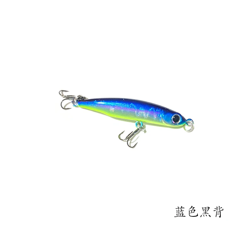 Рыболовная Приманка в форме гольяна микро-карандаш жесткая приманка с тремя