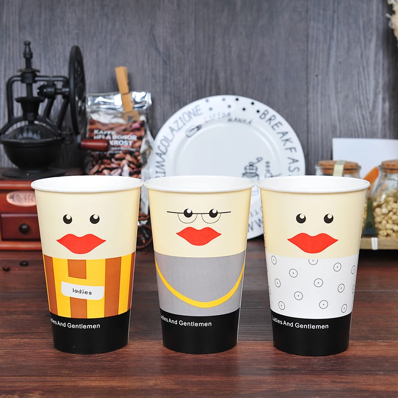 50 шт. анти обжигаемый толстый Одноразовый бумажный стаканчик для кофе горячих