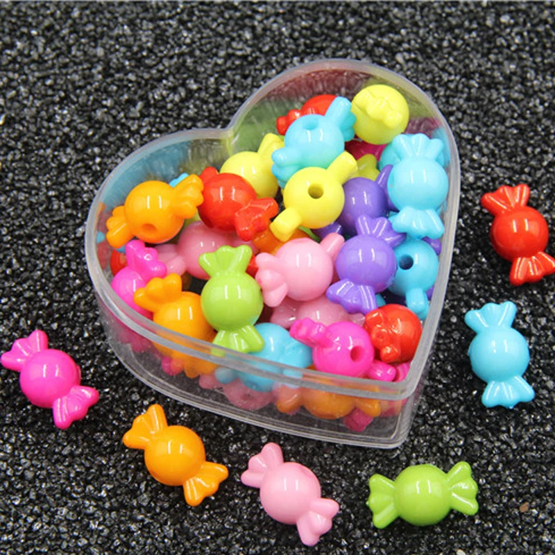 20 шт конфеты моделирование акриловые бусины DIY многоцветный Симпатичные для