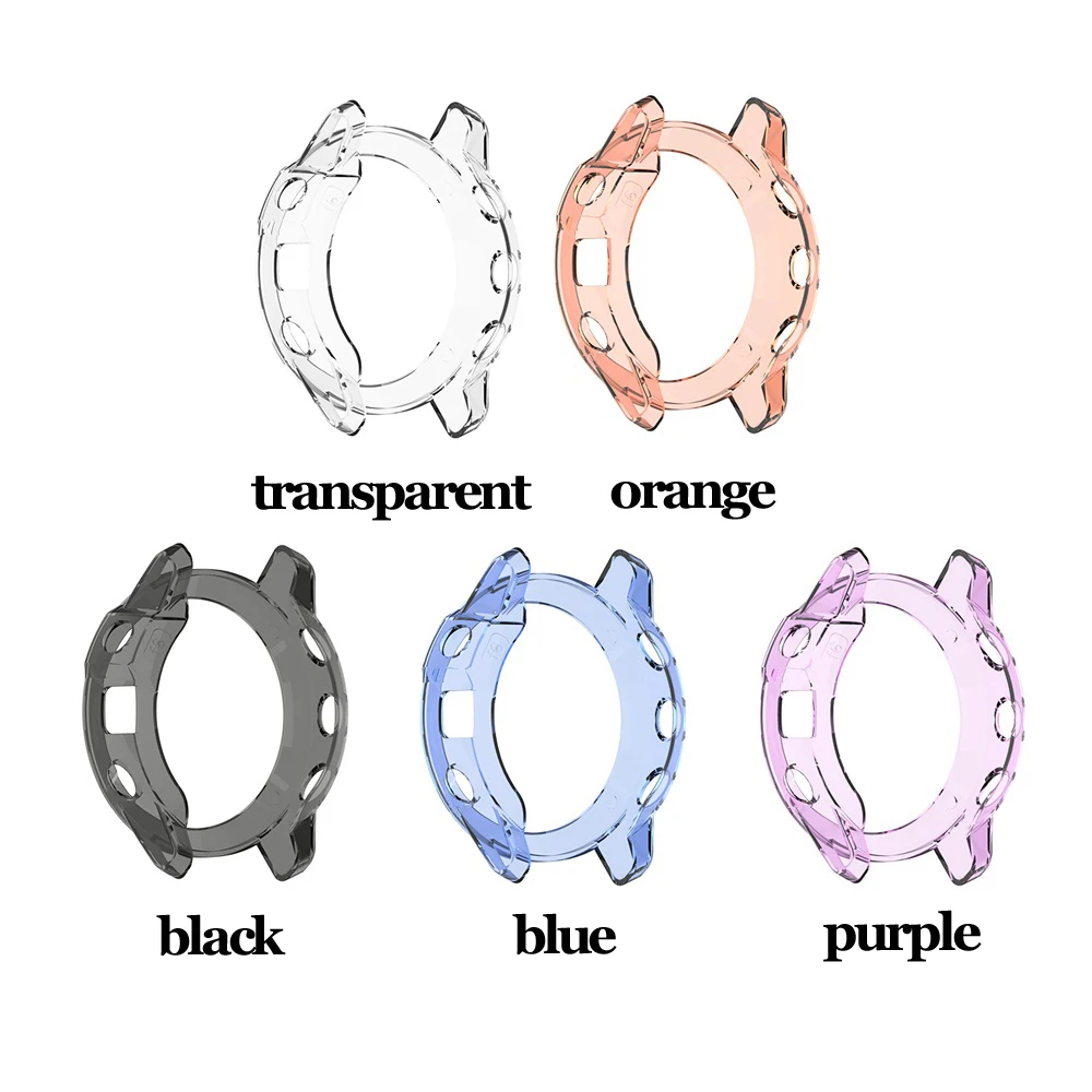 Прозрачный чехол для часов из ТПУ защитный бампер рамка аксессуары умных