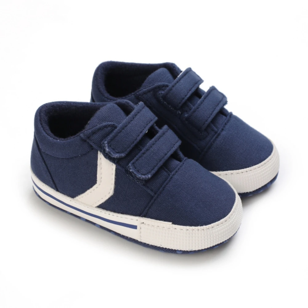 

Newborn Baby Boys Girls Canvas Classic Sports Sneakers Baby Solid Color Shoes Infant Toddler Anti-slip Baby Shoes First Walkers