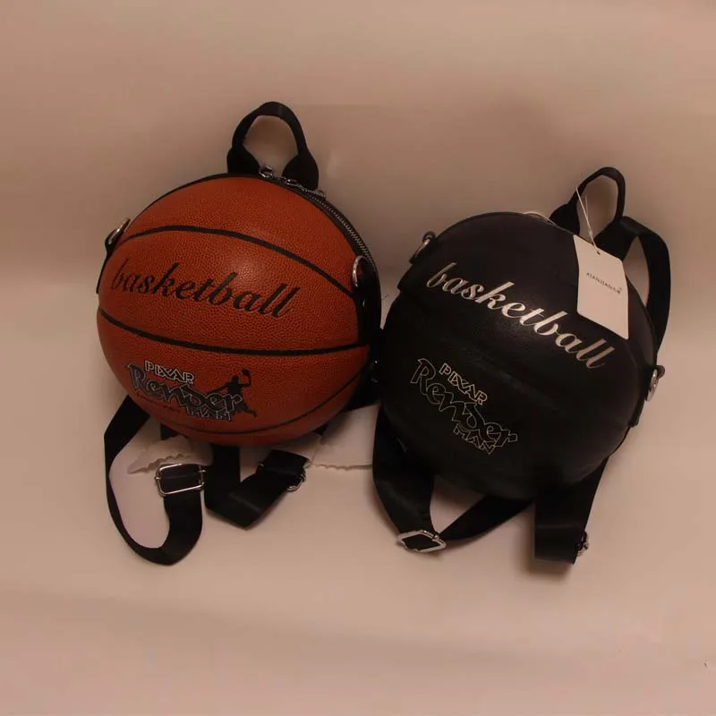 

Xianjian Unique Black Backpack Bags Shoulder Bags Of Basketball Shaped Purse For Boys*Girls
