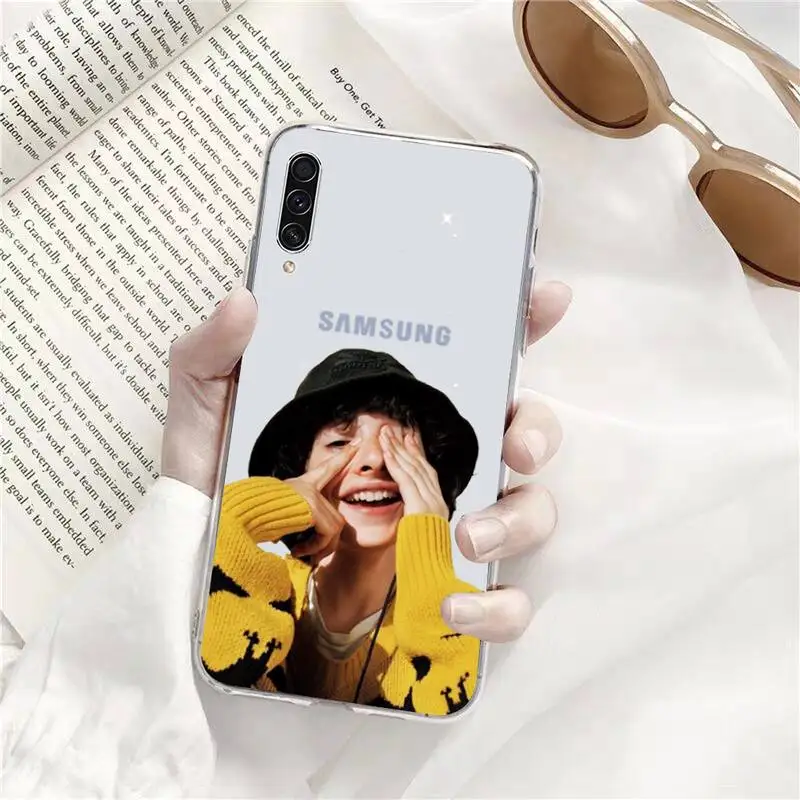 

Finn Wolfhard Stranger Phone Case Transparent for Samsung s9 s10 s20 Huawei honor P20 P30 P40 xiaomi note mi 8 9 pro lite plus