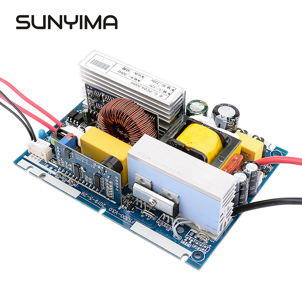 

Преобразователь плата питания инвертора SUNYIMA DC 12 В 24 В в 220 В переменного тока, 600 Вт, плата немодулированного синусоидального сигнала для авт...