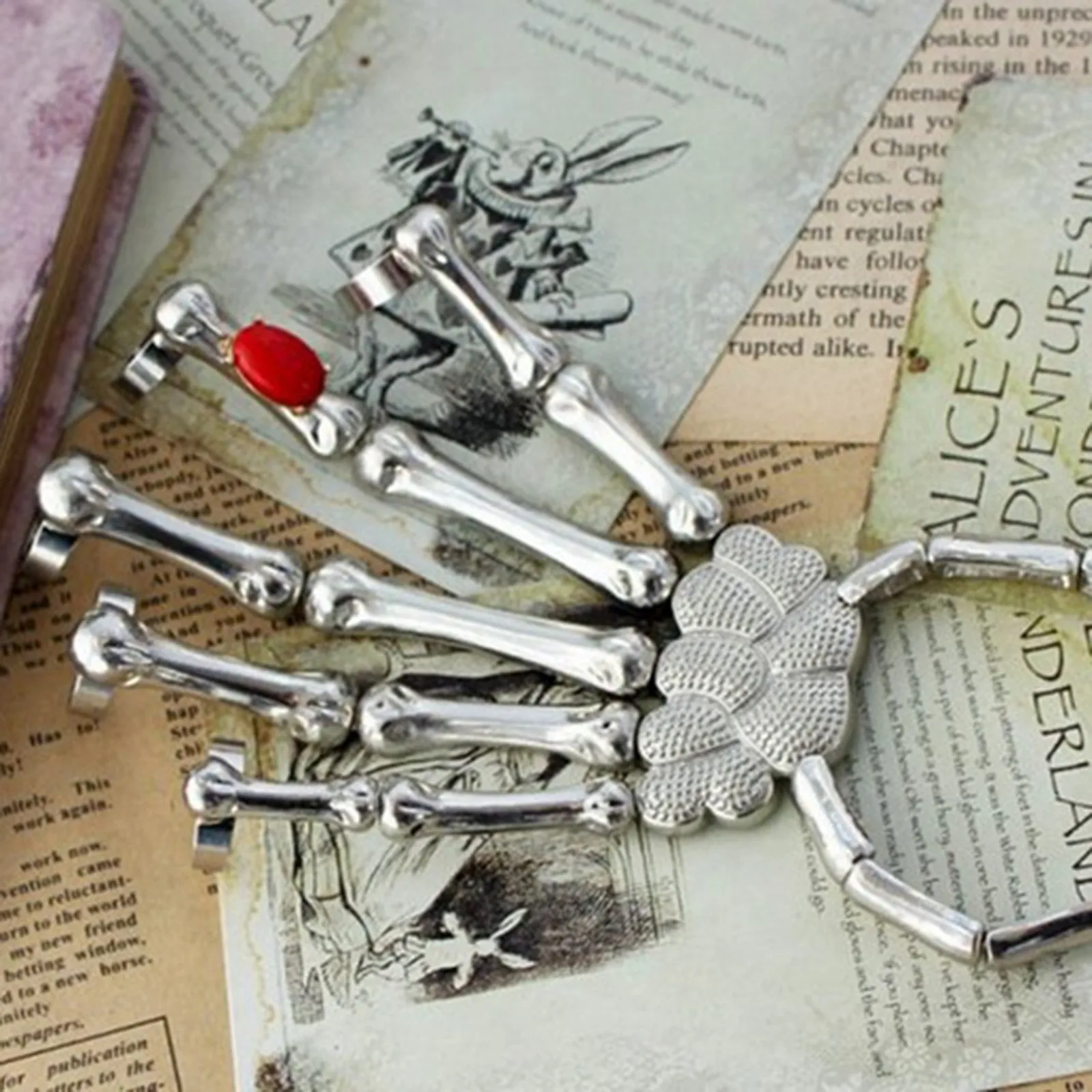 Забавная декоративная игрушка с черепом реквизит для косплея браслет Женский