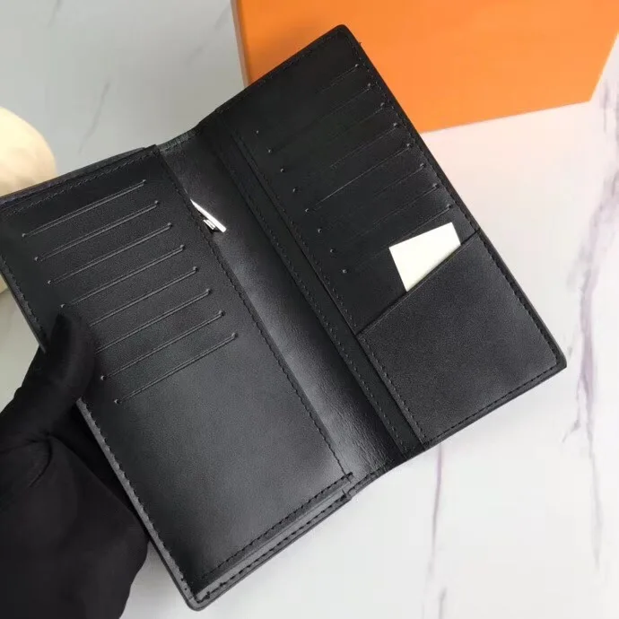 

Classic canvas pressed leather wallet fashion style multi-card slot
