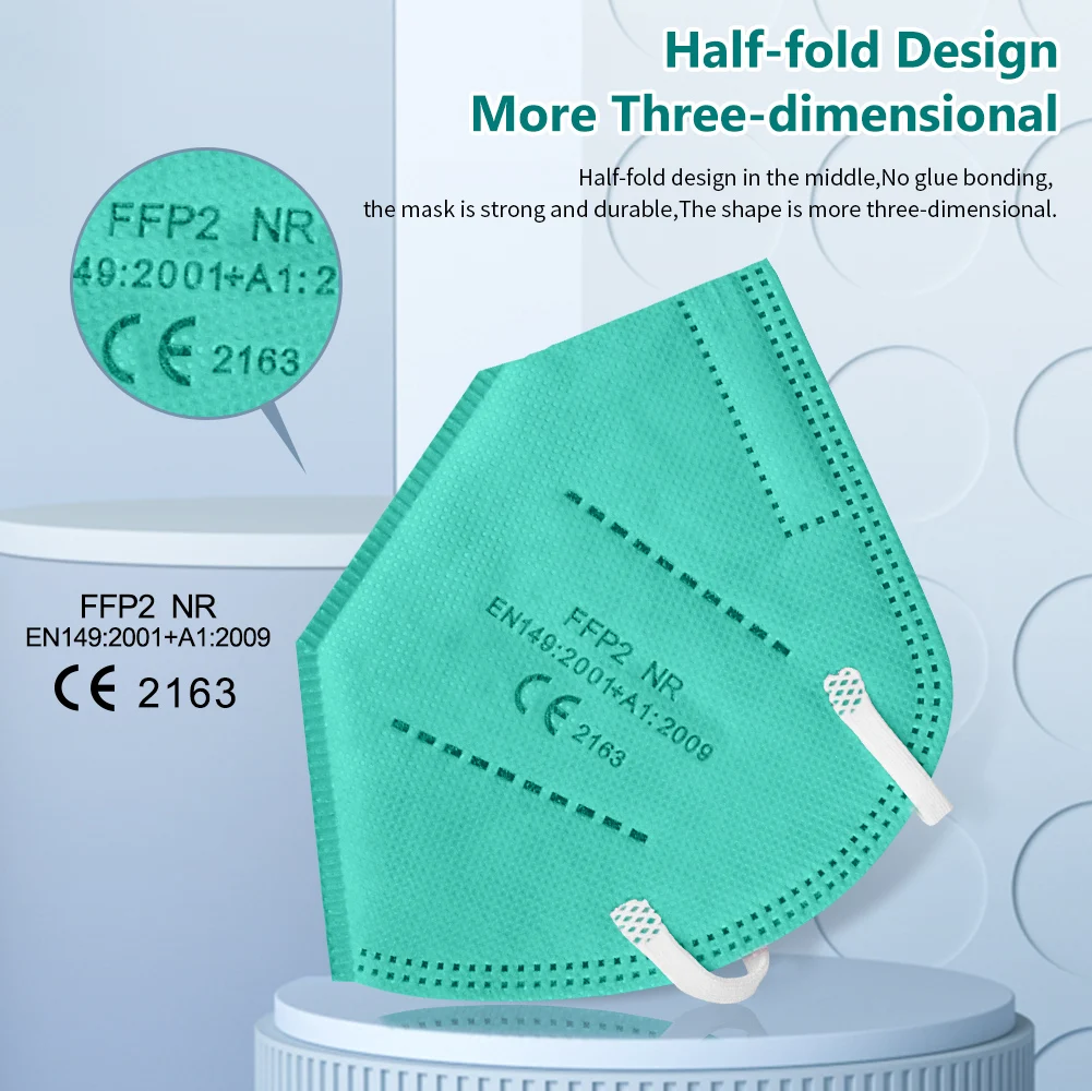 Сертификат CE FFP2 цветная маска ffp 2 Mascarilla FPP2 Homologada Европа 5 слоев KN95 Maske FFP3 Mascarillas FP2 |