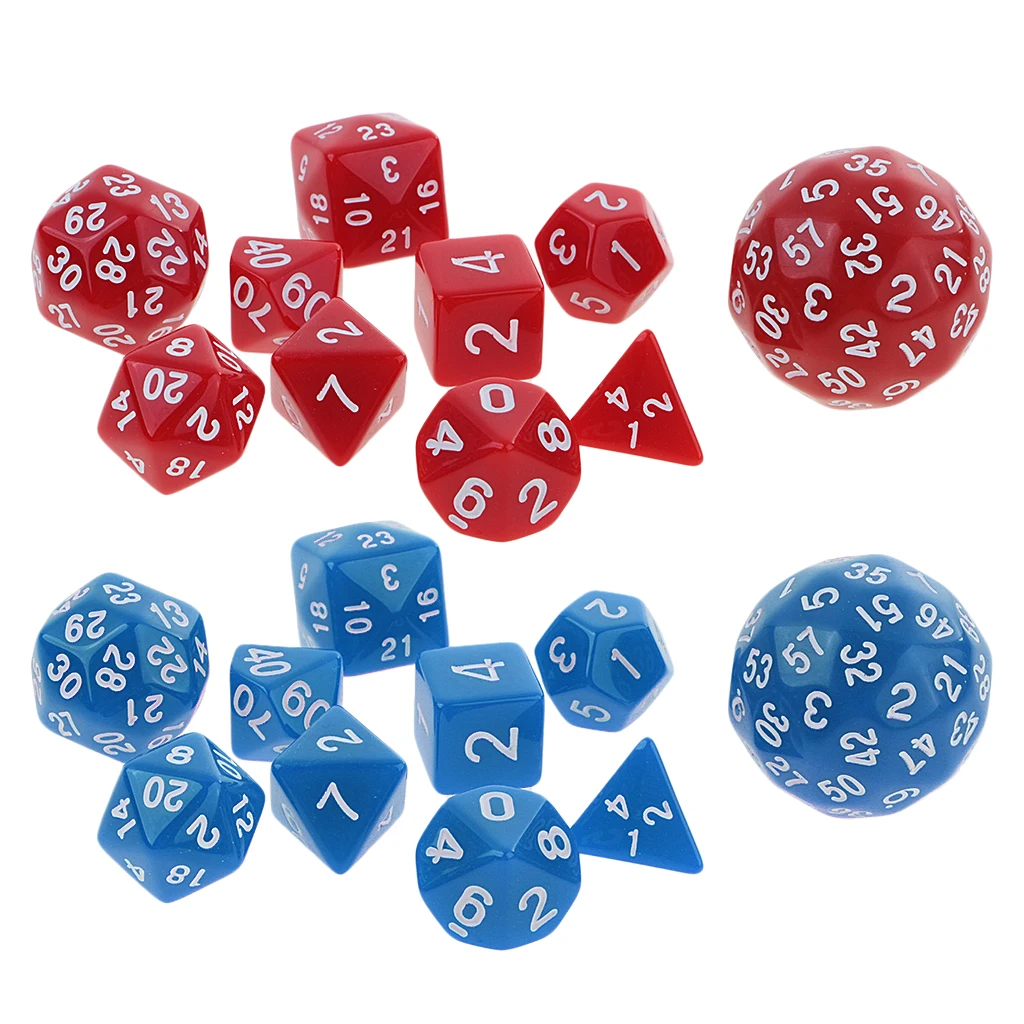 20 штук многогранные кубики кости набор для RPG MTG игра игрушка | Спорт и развлечения