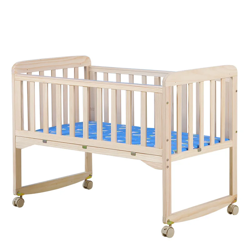 5 в 1 детская кровать с крышкой кровати твердая древесина Неокрашенная